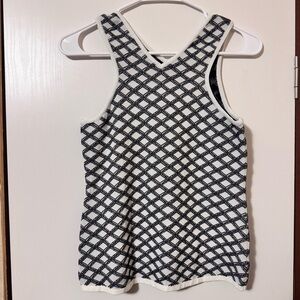 Anthropologie Black and White Women's Top